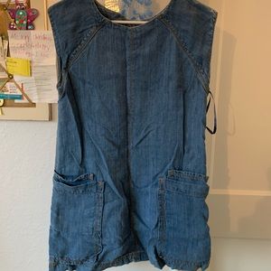 Free People denim sack dress size small